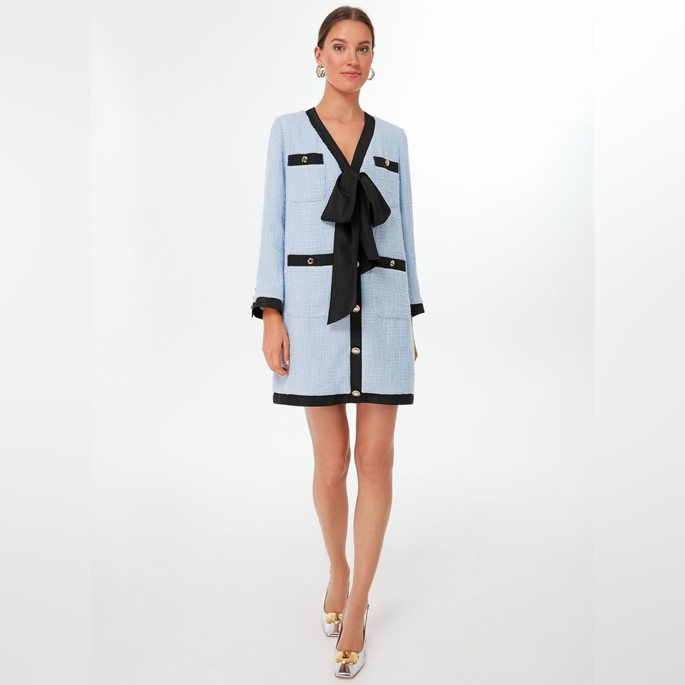 Tuckernuck Blue and Black Mini Dress